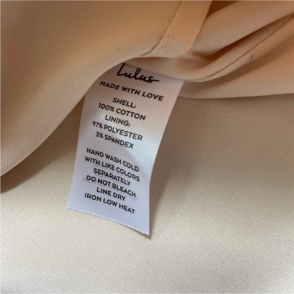 Lulus‎ Don't Stop the Party Beige Embroidered Mini Skirt NWT SIZE XL - Picture 11 of 14
